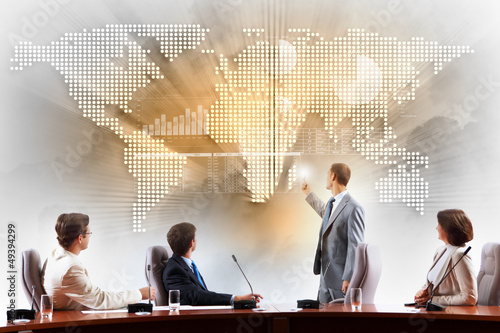 Photo: Business presentation Business presentation
