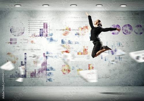 Photo: image of pretty businesswoman image of pretty businesswoman