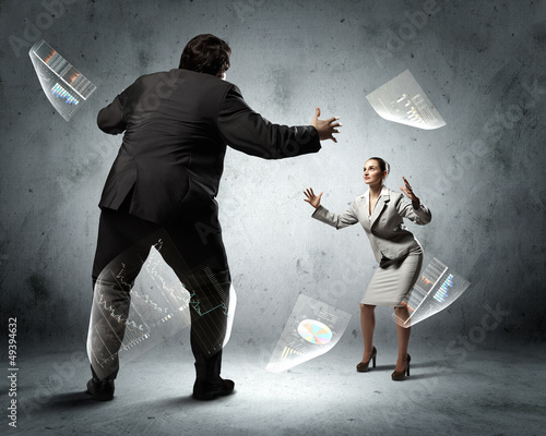 Photo: Business dispute Business dispute