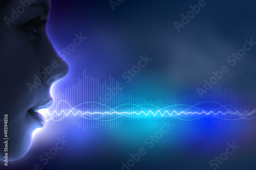 Illustration: Sound wave illustration Sound wave illustration