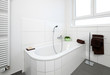 Kleines Badezimmer nach Renovierung