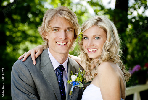 Photo: Beautiful wedding couple Beautiful wedding couple