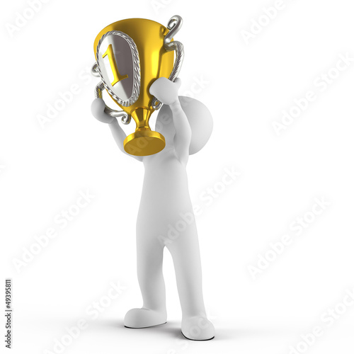 Illustration: 3D Pokal Platz 1 3D Pokal Platz 1