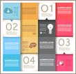 Vektor: Infographic template design - Original geometrics Infographic template design - Original geometrics