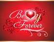 abstrat love card design