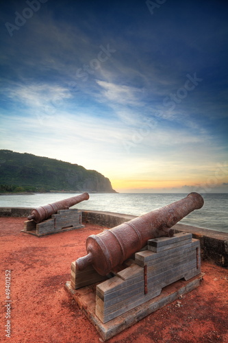Photo: Héritage de l'hstoire au Barachois, La Réunion. Héritage de l'hstoire au Barachois, La Réunion.