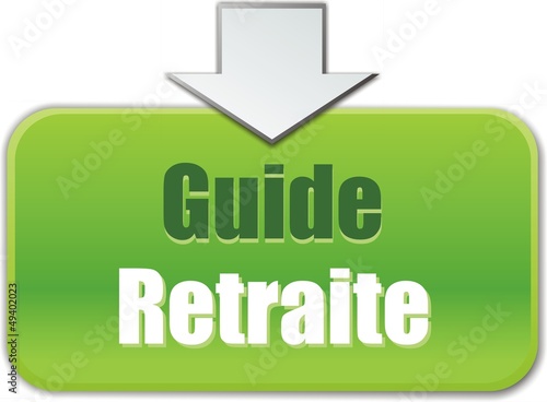 Vector: bouton guide retraite bouton guide retraite
