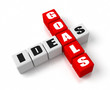 Goals Ideas Red