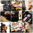 Collage Make-Up & Hair Color