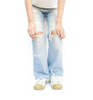Torn jeans.