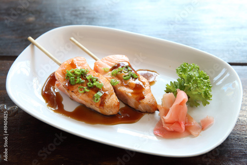 Photo: salmon teriyaki salmon teriyaki