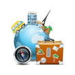 Vector travel concept