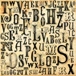 ABC vintage background