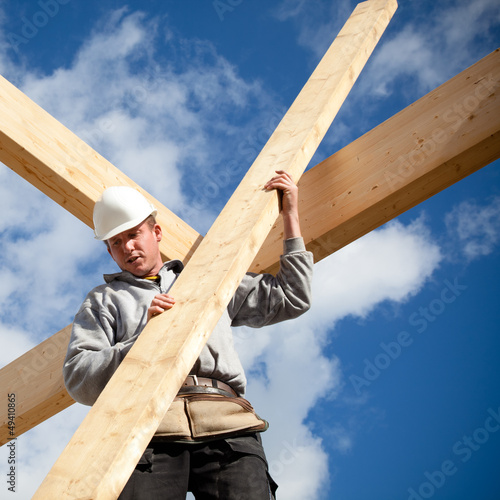 Photo: authentic construction worker authentic construction worker