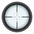 Rifle scope crosshair vector illustration