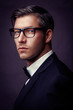 handsome fashion male portrait