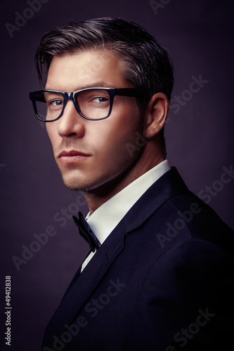 Photo: handsome fashion male portrait handsome fashion male portrait