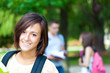 Young students in a park