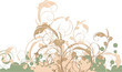 Abstract floral background