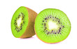 Foto: Kiwi slice isolated on white Kiwi slice isolated on white