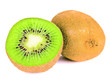 Foto: Kiwi slice isolated on white Kiwi slice isolated on white