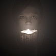 woman with a candle