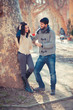 Happy Young Couple on Valentine's Day