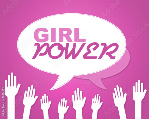 Illustration: féminisme - girl power féminisme - girl power