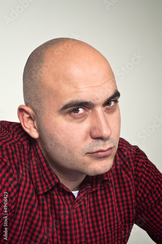 Photo: Bald man portrait Bald man portrait