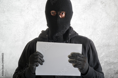 Photo: Arrested burglar Arrested burglar