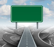 Illustration: Strategy Blank Sign Strategy Blank Sign