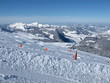 View from the ski area Toggenburg, mountains