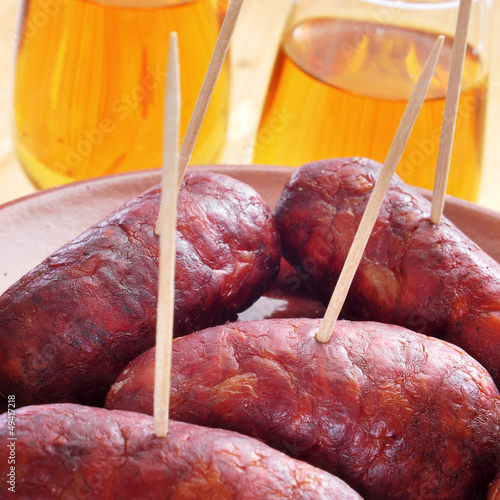 Photo: spanish chorizos tapas spanish chorizos tapas