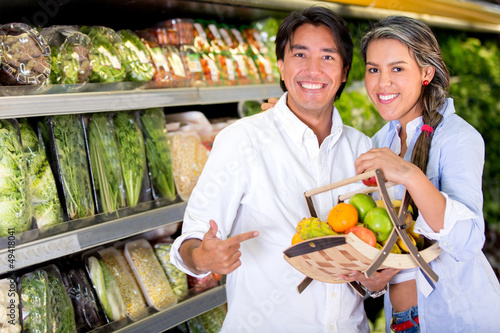 Photo: Healthy eating couple Healthy eating couple