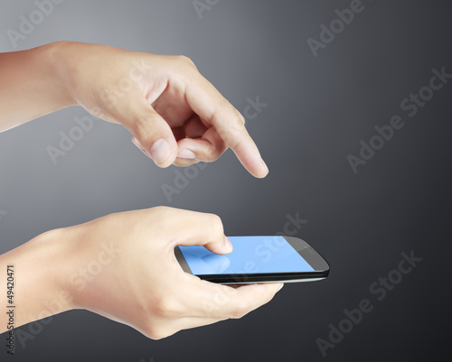 Photo: Touch screen mobile phone Touch screen mobile phone