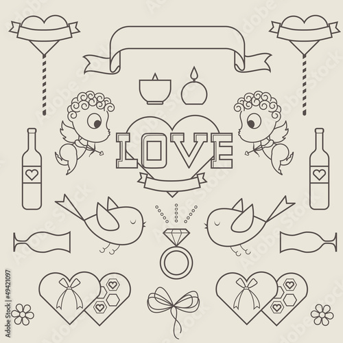 Vector: St valentine's day St valentine's day