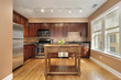 Kitchen with center island