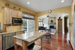 Kitchen in luxury home