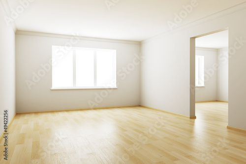 Illustration: empty new room empty new room
