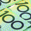 Foto: Australian One Hundred Dollar Bills Australian One Hundred Dollar Bills