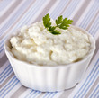 Photo: Cottage Cheese in White Dish Cottage Cheese in White Dish