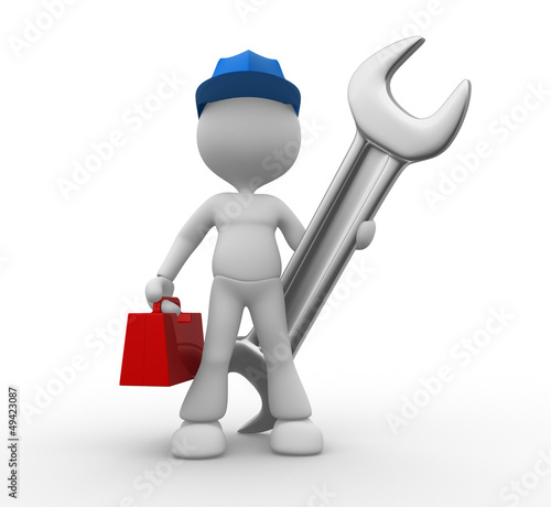 Illustration: Mechanical engineer Mechanical engineer