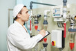 pharmaceutical factory worker