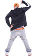 man pointing at himself