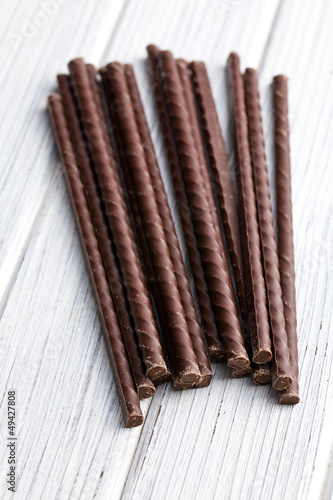 Photo: chocolate sticks chocolate sticks