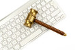 auction hammer keyboard