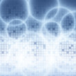 Blue abstract tech background