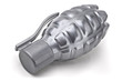 Photo: Model grenade. Grenade-shaped bottle. Horizontally. Model grenade. Grenade-shaped bottle. Horizontally.