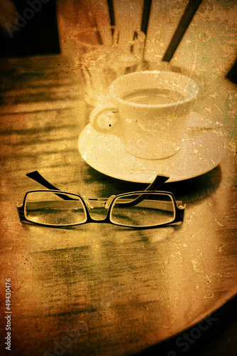 Photo: old-fashioned Cafe terrace old-fashioned Cafe terrace