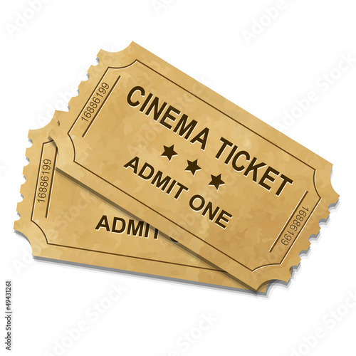 Vector: Cinema Ticket Cinema Ticket